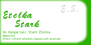 etelka stark business card